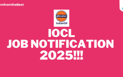 IOCL JOB NOTIFICATIONS 2025!!!