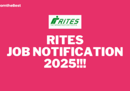 RITES JOB NOTIFICATION 2025!!!