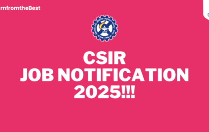 CSIR JOB NOTIFICATION 2025!!!