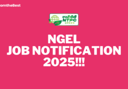 NGEL JOB NOTIFICATION 2025!!!