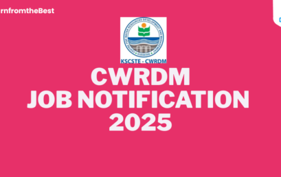 CWRDM JOB NOTIFICATION 2025!!!