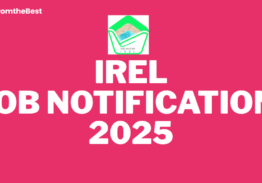 IREL JOB NOTIFICATION 2025!!!
