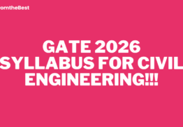 GATE 2026 SYLLABUS FOR CIVIL ENGINEERING!!!