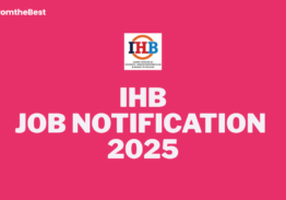 IHB JOB NOTIFICATION 2025!!!