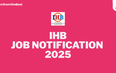 IHB JOB NOTIFICATION 2025!!!