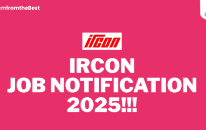 IRCON JOB NOTIFICATION 2025!!!