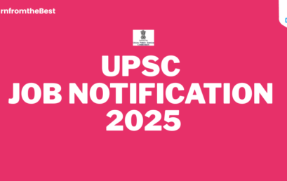 UPSC JOB NOTIFICATION 2025!!!