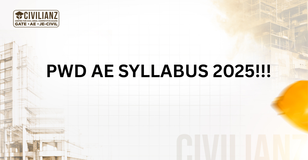 KERALA PSC AE PWD (180/2025) SYLLABUS 2025 !!!