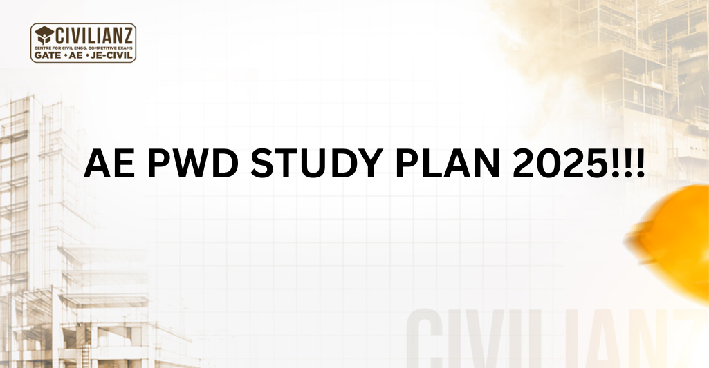 AE PWD STUDY PLAN 2025!!!