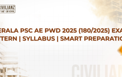 KERALA PSC AE PWD 2025 (180/2025) EXAM PATTERN | SYLLABUS | SMART PREPARATION !!!