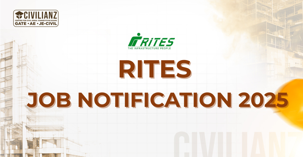 RITES JOB NOTIFICATION 2025!!!