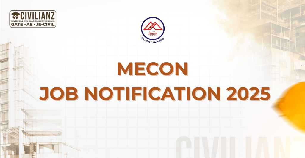 MECON JOB NOTIFICATION 2025!!! MECON JOB NOTIFICATION 2025!!!