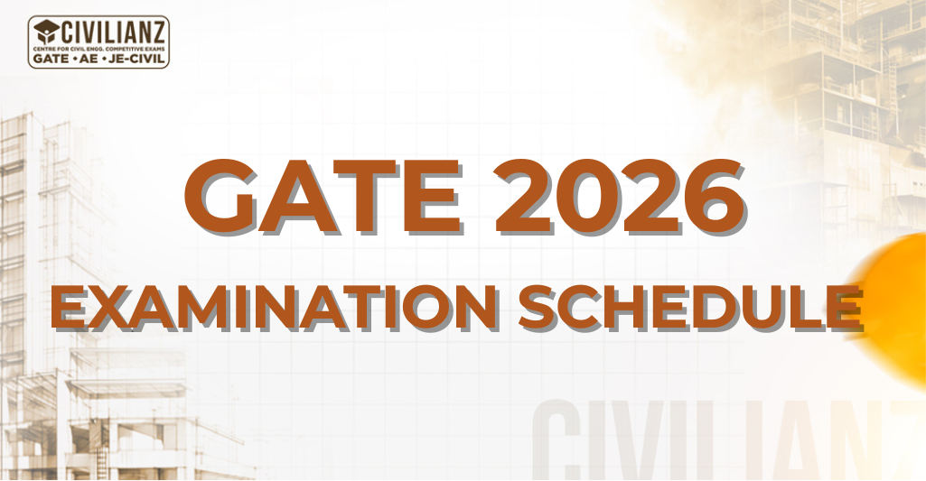 GATE 2026 EXAM TIME TABLE OUT!!!