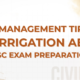 TIME MANAGEMENT TIPS fOR IRRIGATION AE PSC EXAM PREPARATION!!!