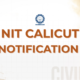 NIT CALICUT JOB NOTIFICATION 2026