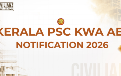 KERALA PSC KWA AE (CAT NO: 706/2025) NOTIFICATION 2026!!!