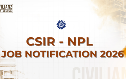 CSIR – NPL JOB NOTIFICATION 2026!!!