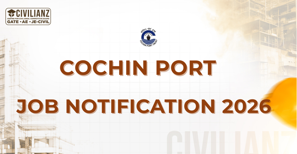 COCHIN PORT JOB NOTIFICATION 2026!!! COCHIN PORT JOB NOTIFICATION 2026!!!