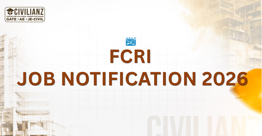 FCRI JOB NOTIFICATION 2026!!!