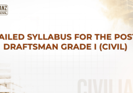 REVISED SYLLABUS FOR THE POST OF DRAFTSMAN GRADE I (CIVIL)