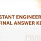 ASSISTANT ENGINEER - PCB FINAL ANSWER KEY