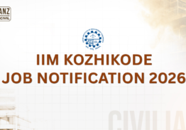 IIM KOZHIKODE JOB NOTIFICATION 2026!!!