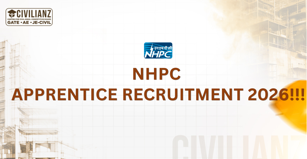 NHPC APPRENTICE RECRUITMENT 2026!!!