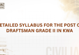 DETAILED SYLLABUS FOR THE POST OF DRAFTSMAN GRADE II IN KWA