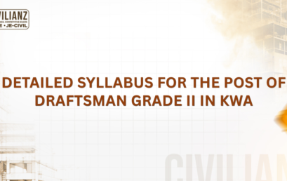 DETAILED SYLLABUS FOR THE POST OF DRAFTSMAN GRADE II IN KWA