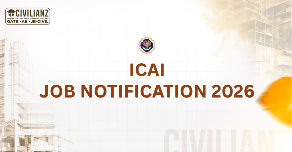 ICAI JOB NOTIFICATION 2026!!! ICAI JOB NOTIFICATION 2026!!!
