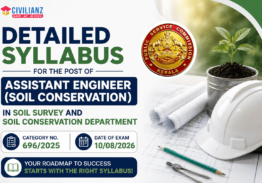 DETAILED SYLLABUS FOR THE POST OF AE (SOIL CONSERVATION)
