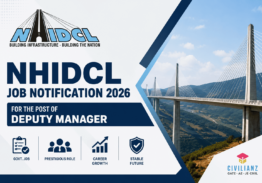 NHIDCL JOB NOTIFICATION 2026!!!