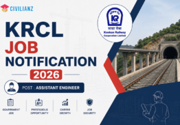 KRCL JOB NOTIFICATION 2026!!!