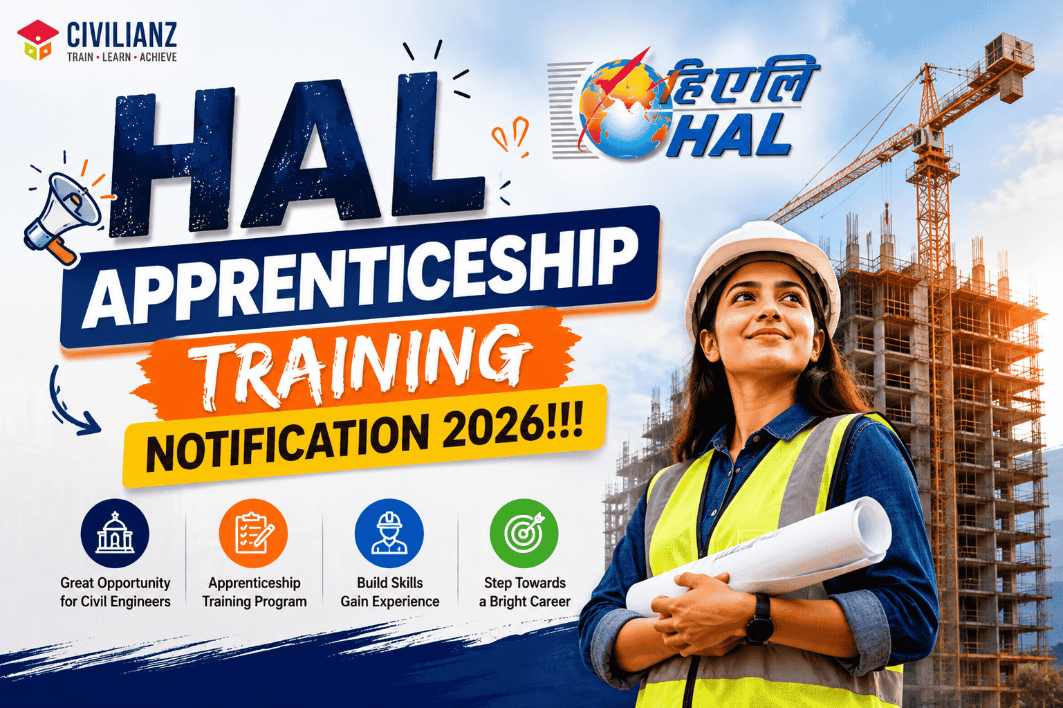 HAL APPRENTICESHIP TRAINING NOTIFICATION 2026!!!