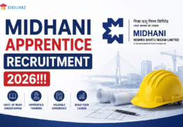 MIDHANI APPRENTICE RECRUITMENT 2026!!!