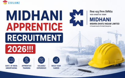 MIDHANI APPRENTICE RECRUITMENT 2026!!!