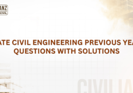 GATE CIVIL ENGINEERING PREVIOUS YEAR QUESTIONS WITH SOLUTIONS