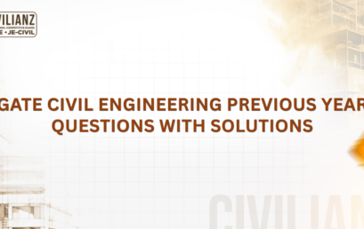 GATE CIVIL ENGINEERING PREVIOUS YEAR QUESTIONS WITH SOLUTIONS
