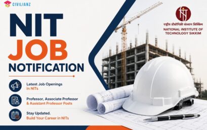 NIT SIKKIM JOB NOTIFICATION 2026 !!!!