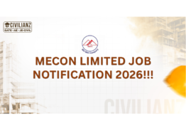 MECON LIMITED JOB NOTIFICATION 2026!!!