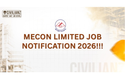 MECON LIMITED JOB NOTIFICATION 2026!!!