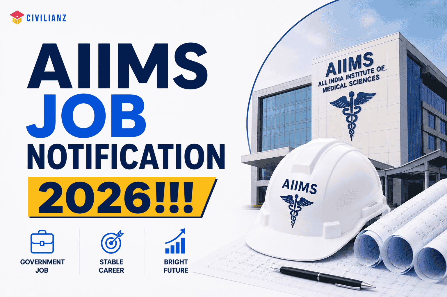 AIIMS JOB NOTIFICATION  2026!!!