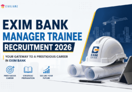 EXIM BANK MANAGER TRAINEE RECRUITMENT 2026!!!