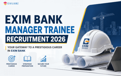 EXIM BANK MANAGER TRAINEE RECRUITMENT 2026!!!
