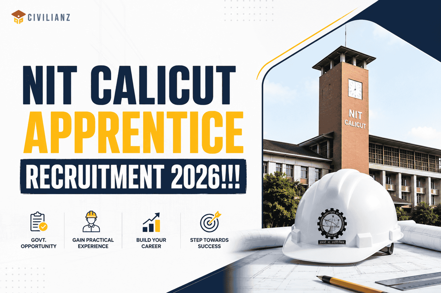 NIT CALICUT APPRENTICE RECRUITMENT 2026!!!