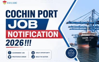 COCHIN PORT JOB NOTIFICATION 2026!!!
