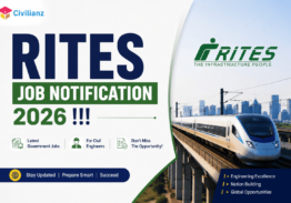 RITES JOB NOTIFICATION 2026!!!