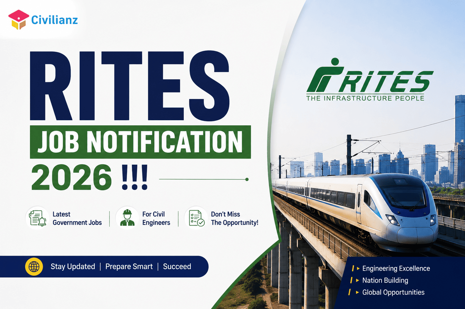 RITES JOB NOTIFICATION 2026!!! RITES JOB NOTIFICATION 2026!!!