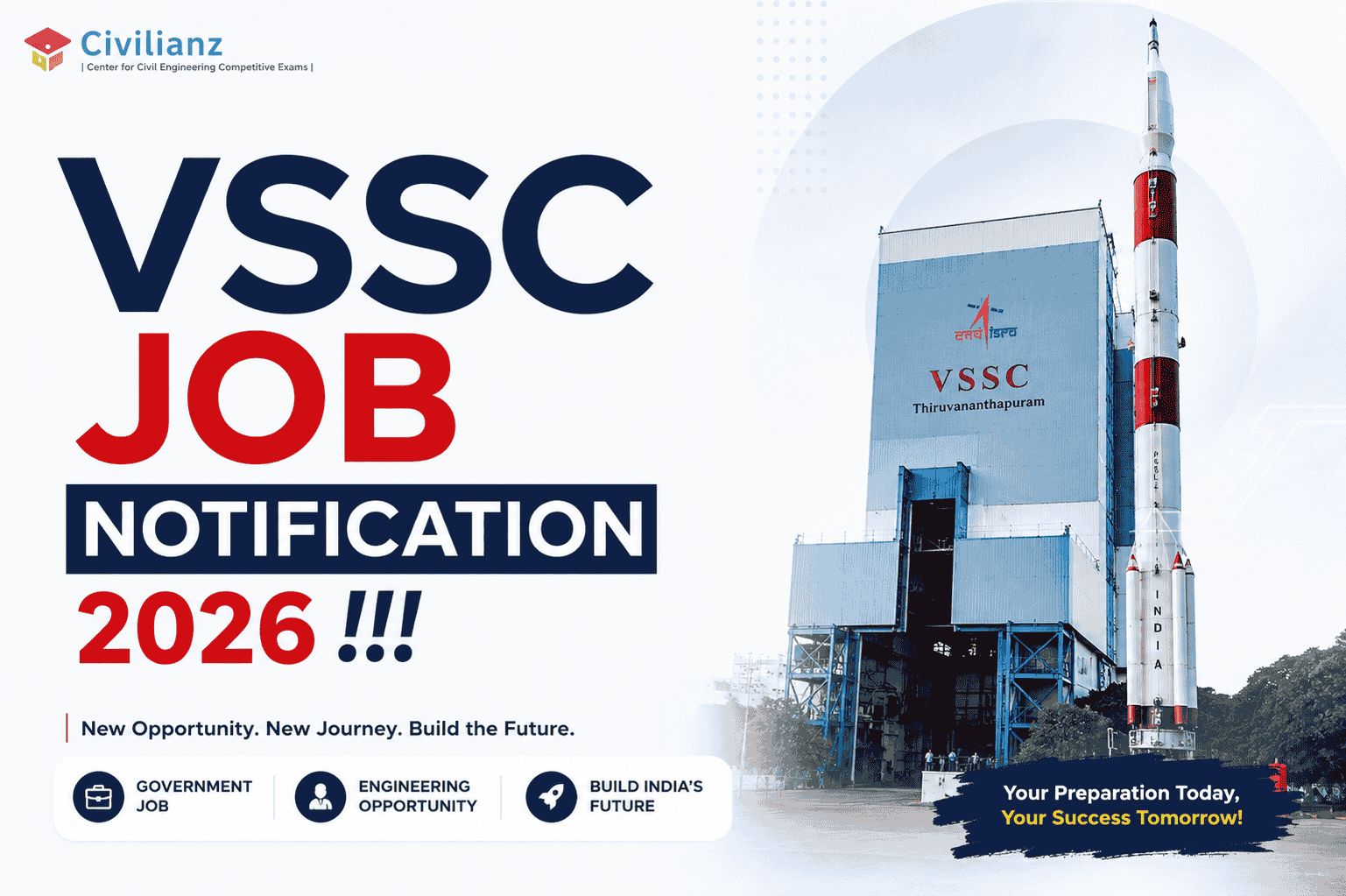 VSSC JOB NOTIFICATION 2026 !!! VSSC JOB NOTIFICATION 2026 !!!
