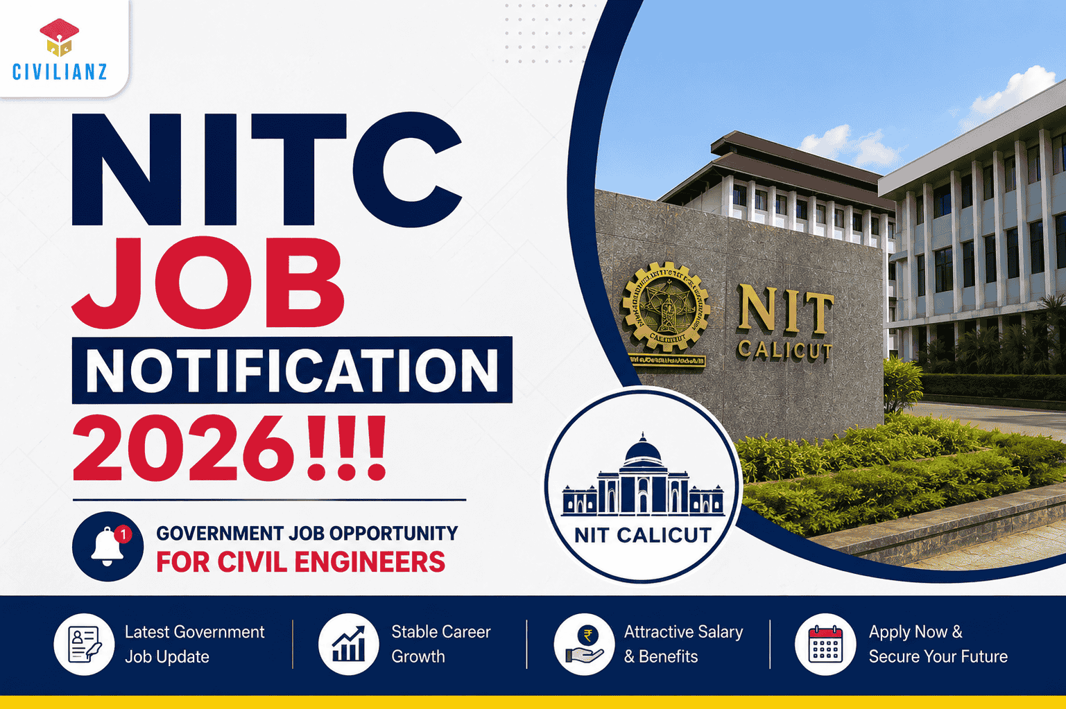 NITC JOB NOTIFICATION 2026!!! NITC JOB NOTIFICATION 2026!!!